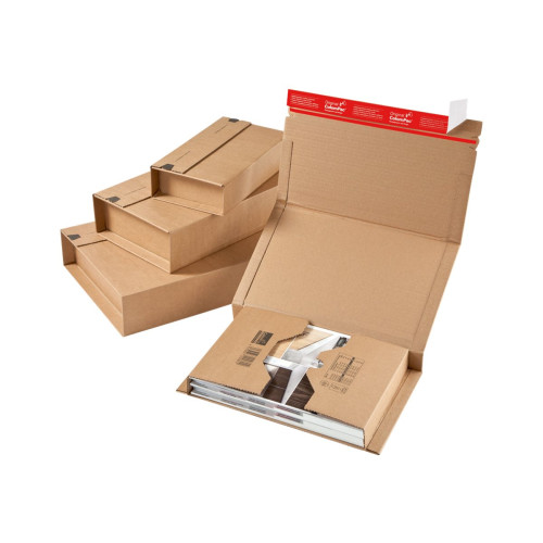 Colompac ColomPac CP 020 - brevlåda - 19.8 cm x 13.5 cm x 6.3 cm - brun - paket med 20