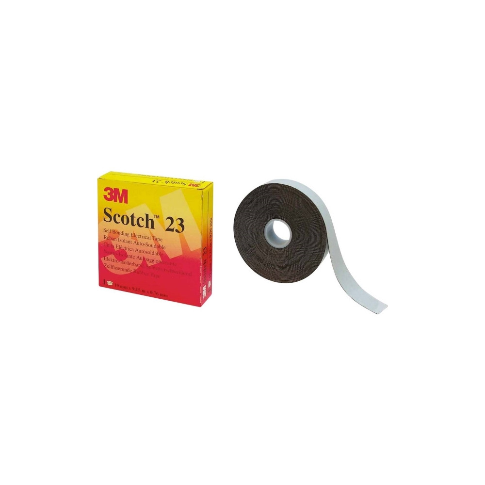 Produktbild för Självvulkaniserande tejp Scotch 23 25 mm x 9,15 m med liner...