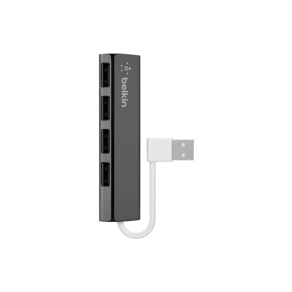 Produktbild för Belkin Ultra-Slim Travel - hubb - 4 portar