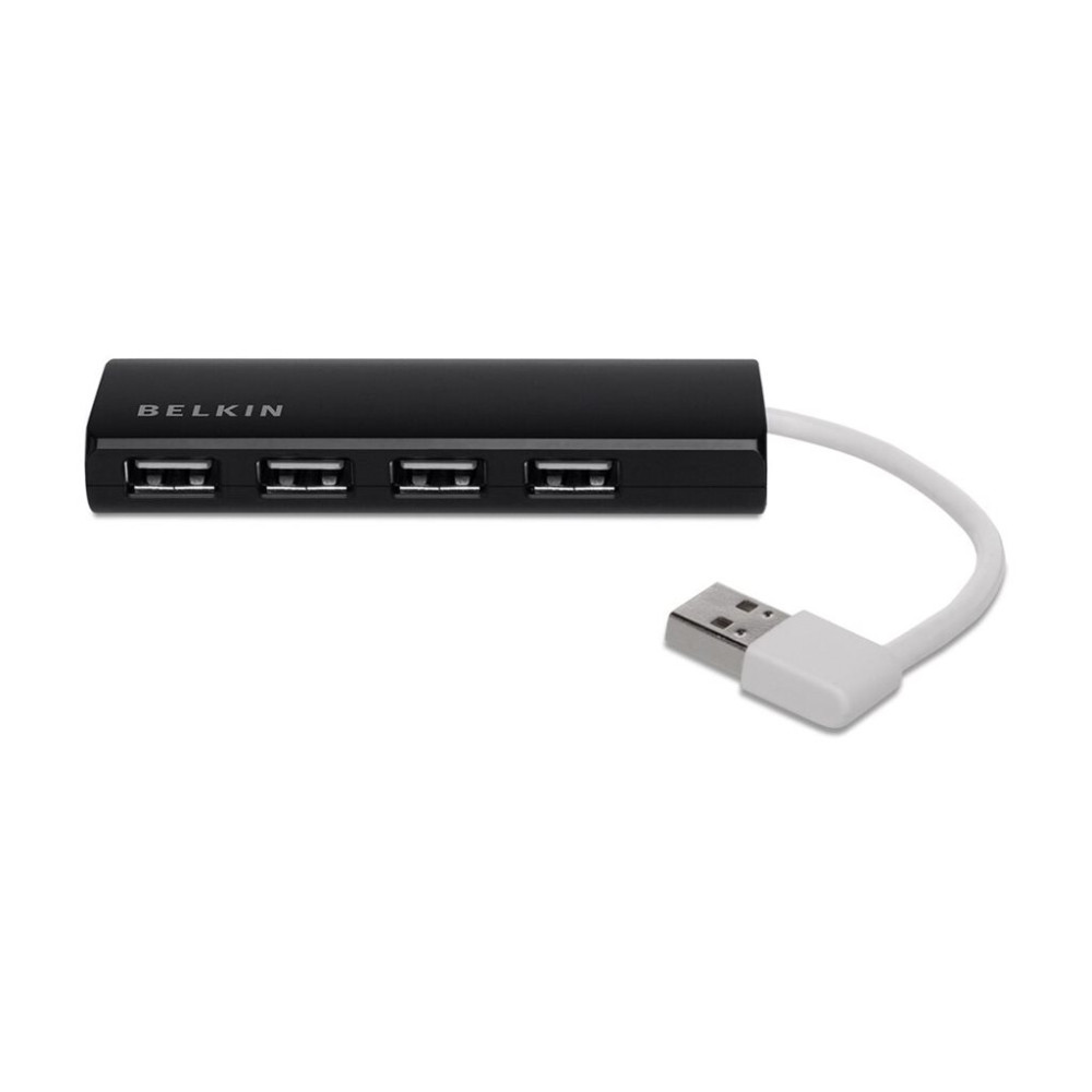 Produktbild för Belkin Ultra-Slim Travel - hubb - 4 portar