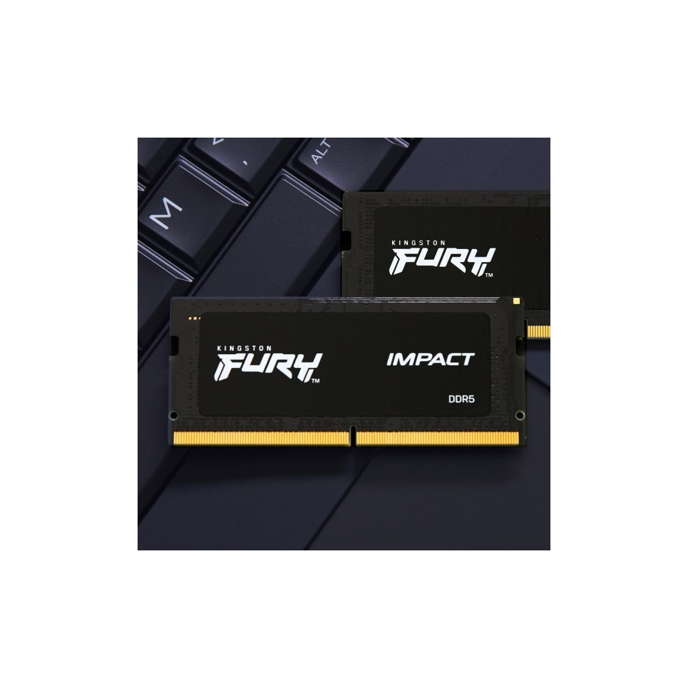 Produktbild för Kingston FURY Impact - DDR5 - modul - 16 GB - SO DIMM 262-pin / PC5-44800 - ej buffrad