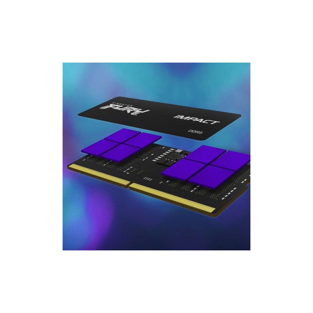 Produktbild för Kingston FURY Impact - DDR5 - modul - 16 GB - SO DIMM 262-pin / PC5-44800 - ej buffrad