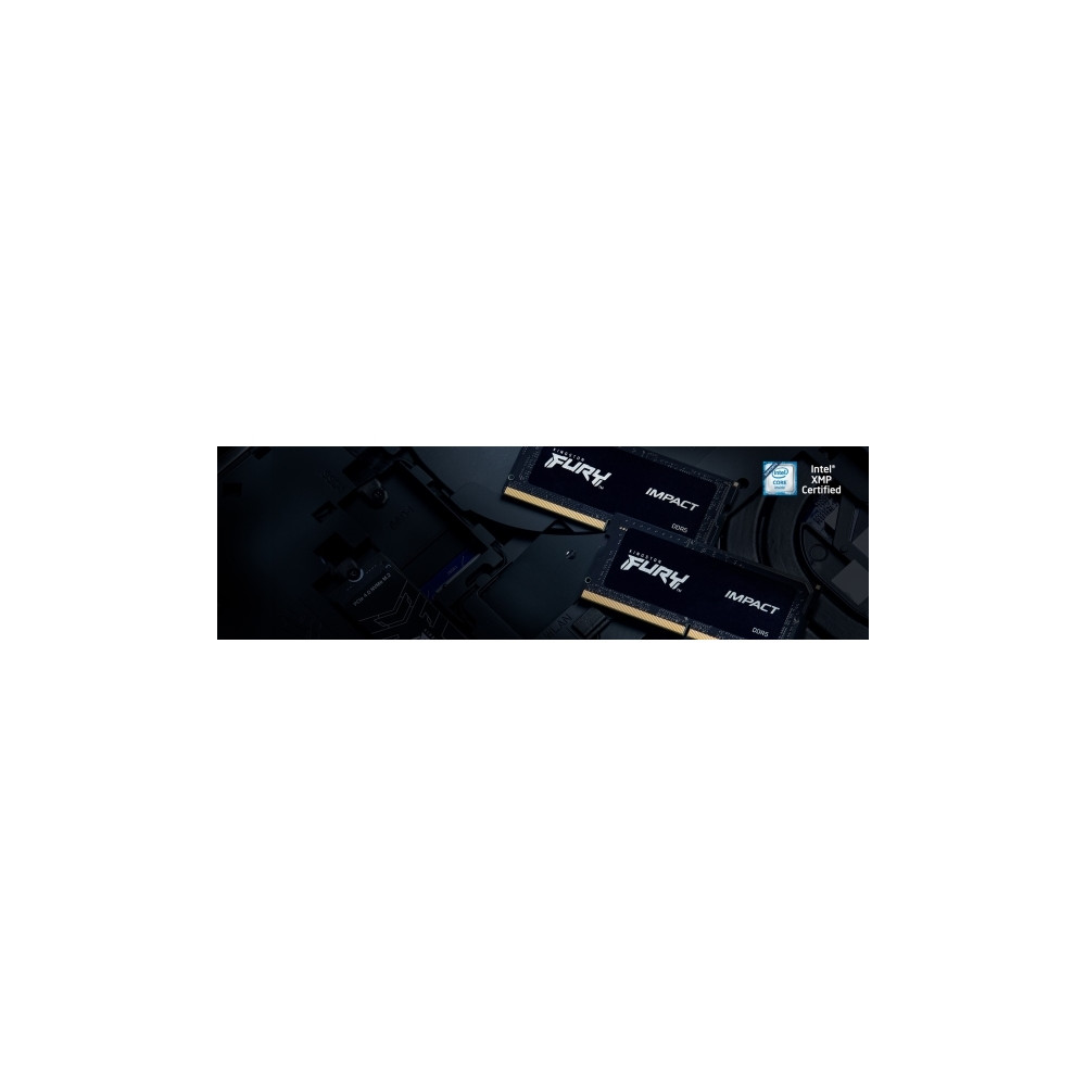 Produktbild för Kingston FURY Impact - DDR5 - modul - 16 GB - SO DIMM 262-pin / PC5-44800 - ej buffrad