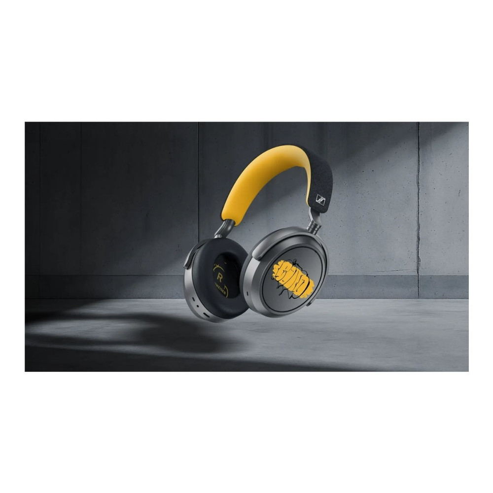 Produktbild för Sennheiser MOMENTUM 4 - 80th Anniversary Edition - hörlurar med mikrofon - 3,5 mm kontakt