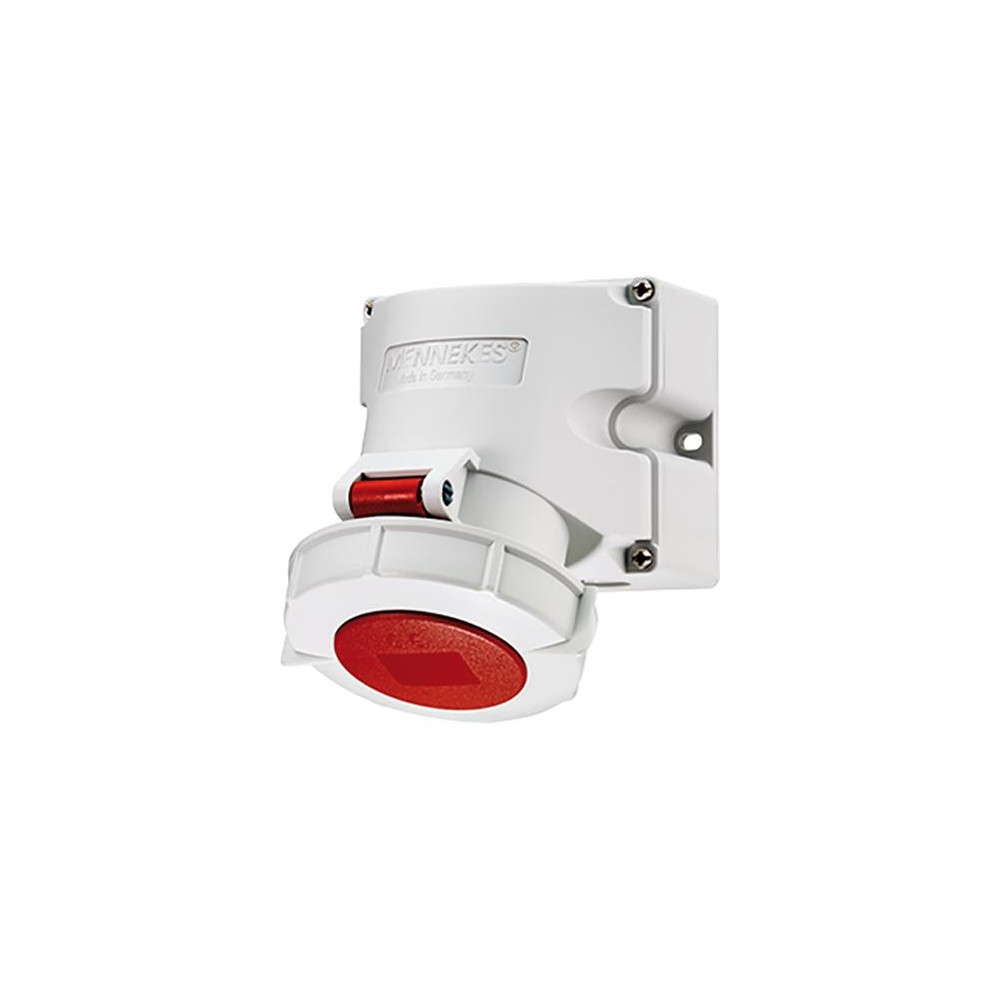 Produktbild för MENNEKES 9142, Röd, Vit, IP67, 400 V, 16 A, 50