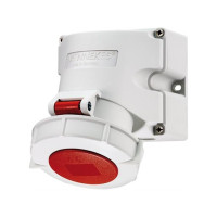 Produktbild för MENNEKES 9142, Röd, Vit, IP67, 400 V, 16 A, 50