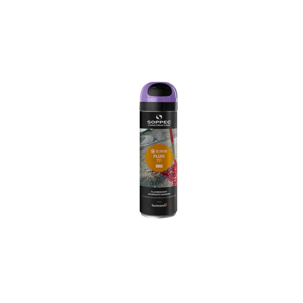 Produktbild för SOPPEC märkspray TP FLUO 500 ml. LILA
