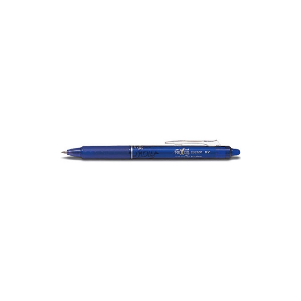 Produktbild för Rollerpenna Pilot FriXion Clicker RT, refillbar, 0,7 mm, blå...