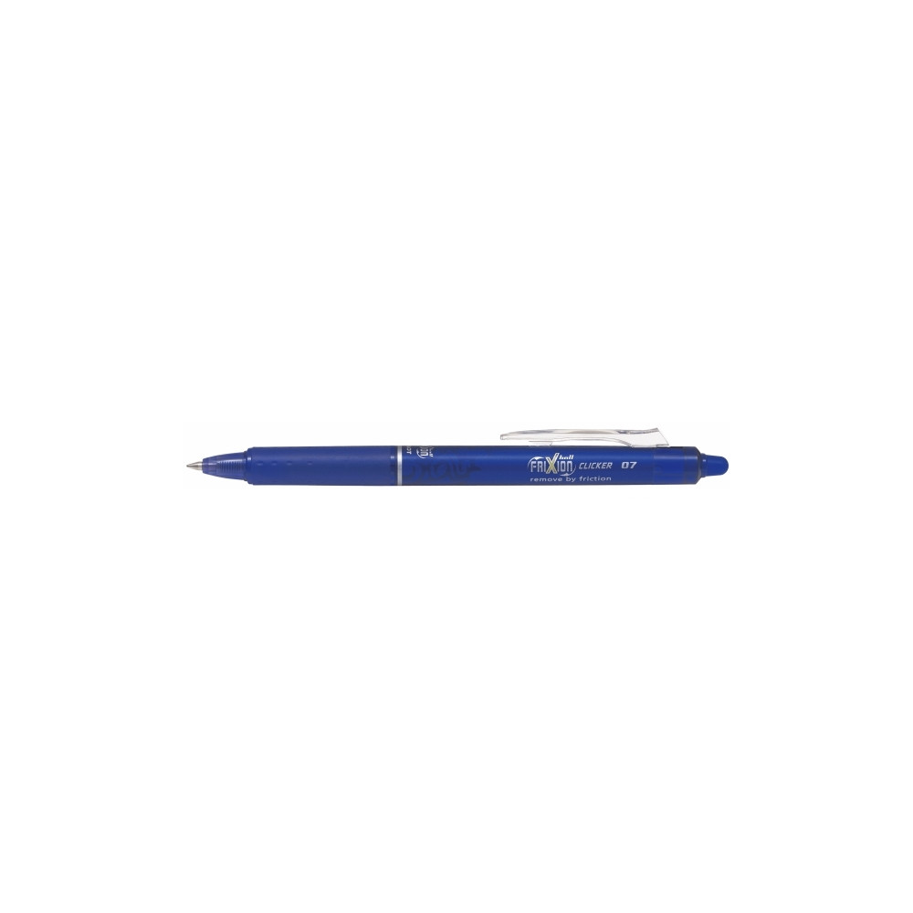 Produktbild för Rollerpenna Pilot FriXion Clicker RT, refillbar, 0,7 mm, blå...