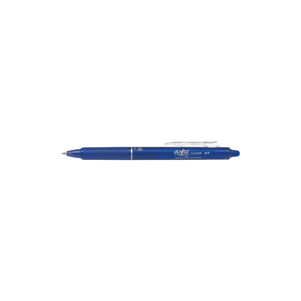 Produktbild för Rollerpenna Pilot FriXion Clicker RT, refillbar, 0,7 mm, blå...