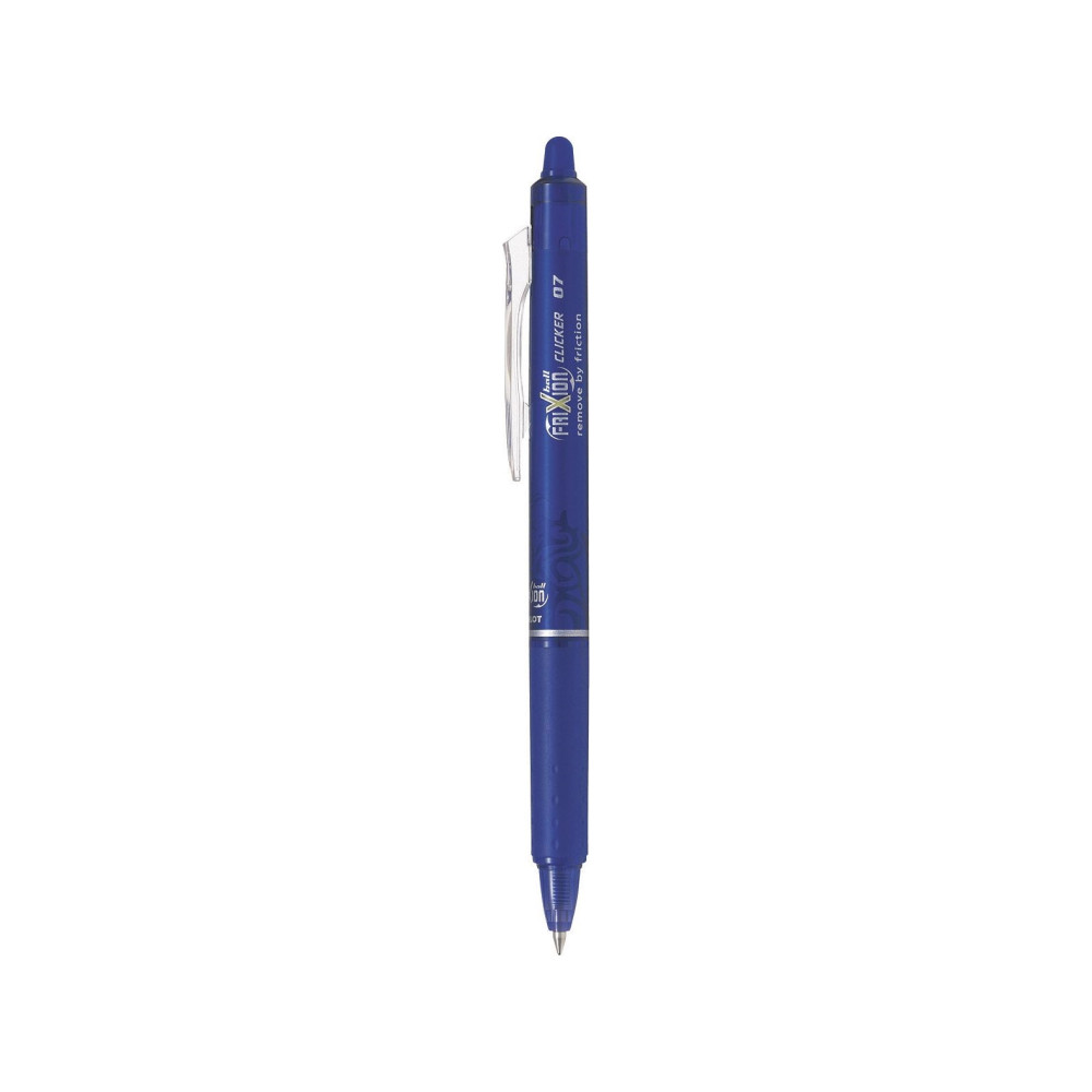 Produktbild för Rollerpenna Pilot FriXion Clicker RT, refillbar, 0,7 mm, blå...