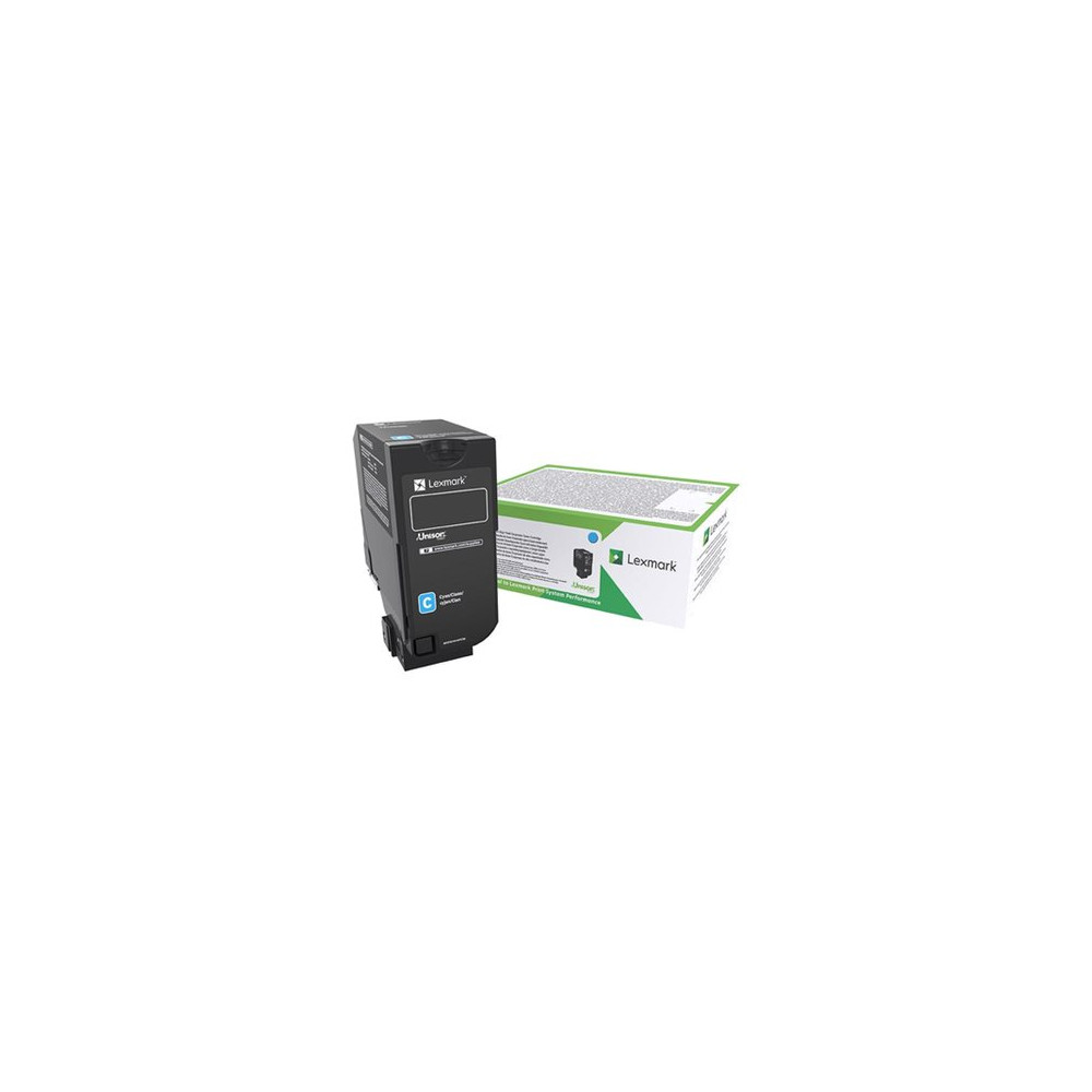 Produktbild för Lexmark - Lång livslängd - cyan - original - tonerkassett - LCCP, Lexmark Corporate