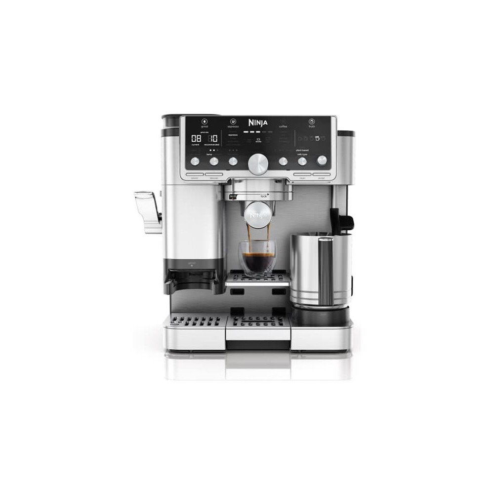 Produktbild för Ninja Luxe Café Pro ES701EU - kaffemaskin med mjölkskummare - silver