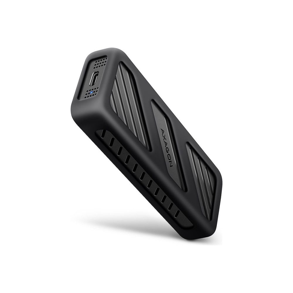 Produktbild för AXAGON - förvaringslåda - M.2 NVMe Card / PCIe (NVMe) - USB-C 3.2 (Gen 2)