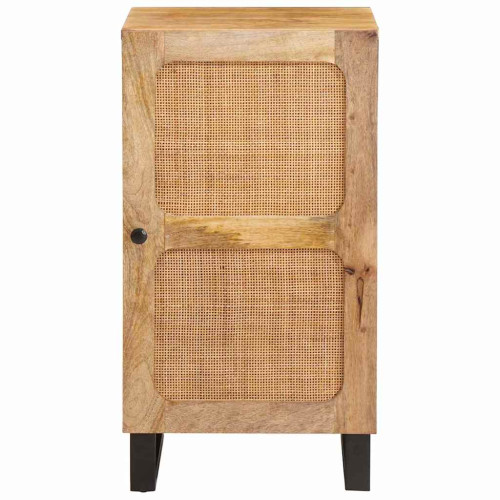 vidaXL Sideboard med lagring Brun 40 x 33 x 75 cm Massivt mangoträ