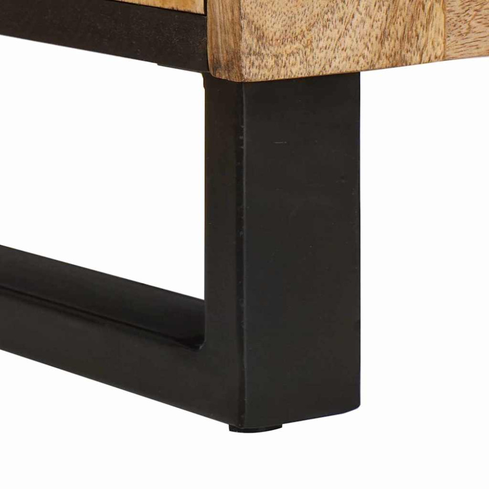 Produktbild för Sideboard med lagring Brun 40 x 33 x 75 cm Massivt mangoträ