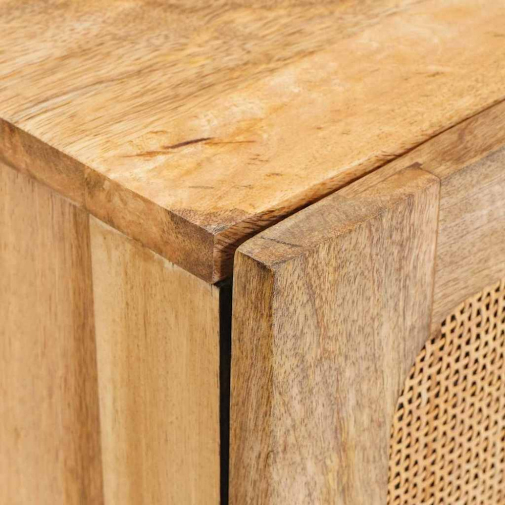 Produktbild för Sideboard med lagring Brun 40 x 33 x 75 cm Massivt mangoträ
