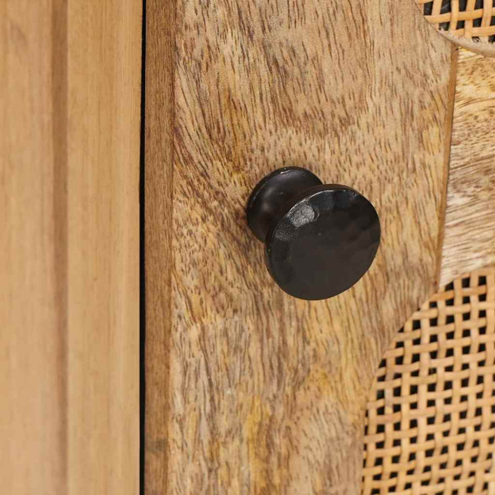 Produktbild för Sideboard med lagring Brun 40 x 33 x 75 cm Massivt mangoträ