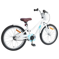 Produktbild för Barncykel 20 Tum för 6-11 år gamla Vit