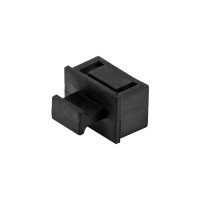 Produktbild för StarTech.com 10 Pack SFP Dust Cover for Open SFP/SFP+ Slot, SFP Plug, Fiber Optic Dust Caps, SFP Port Anti-Dust Cover, Network Switch Port Protector, Durable TPE Material with Pull Tab - SFP Port Dust Covers (SFPCAP10) - dammskydd