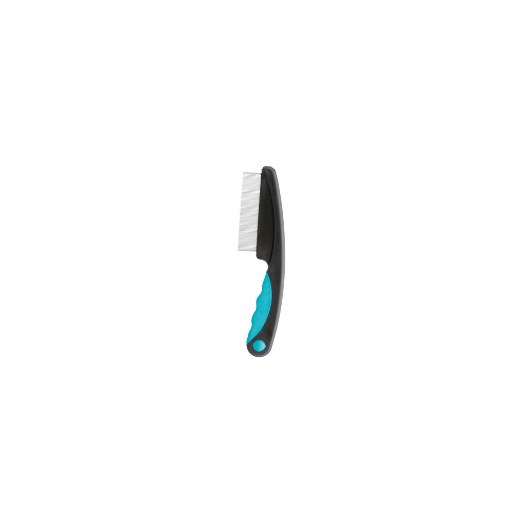Produktbild för TRIXIE Flea and Dust Comb, Katt, Kam, Svart, Blå, 150 mm, 1...