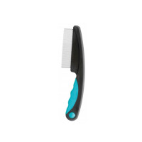 Produktbild för TRIXIE Flea and Dust Comb, Katt, Kam, Svart, Blå, 150 mm, 1...