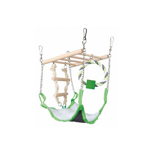 Trixie TRIXIE 6298, Bridge/Hammock, Hamster, Brun, Grön, Vit, Fuskp...
