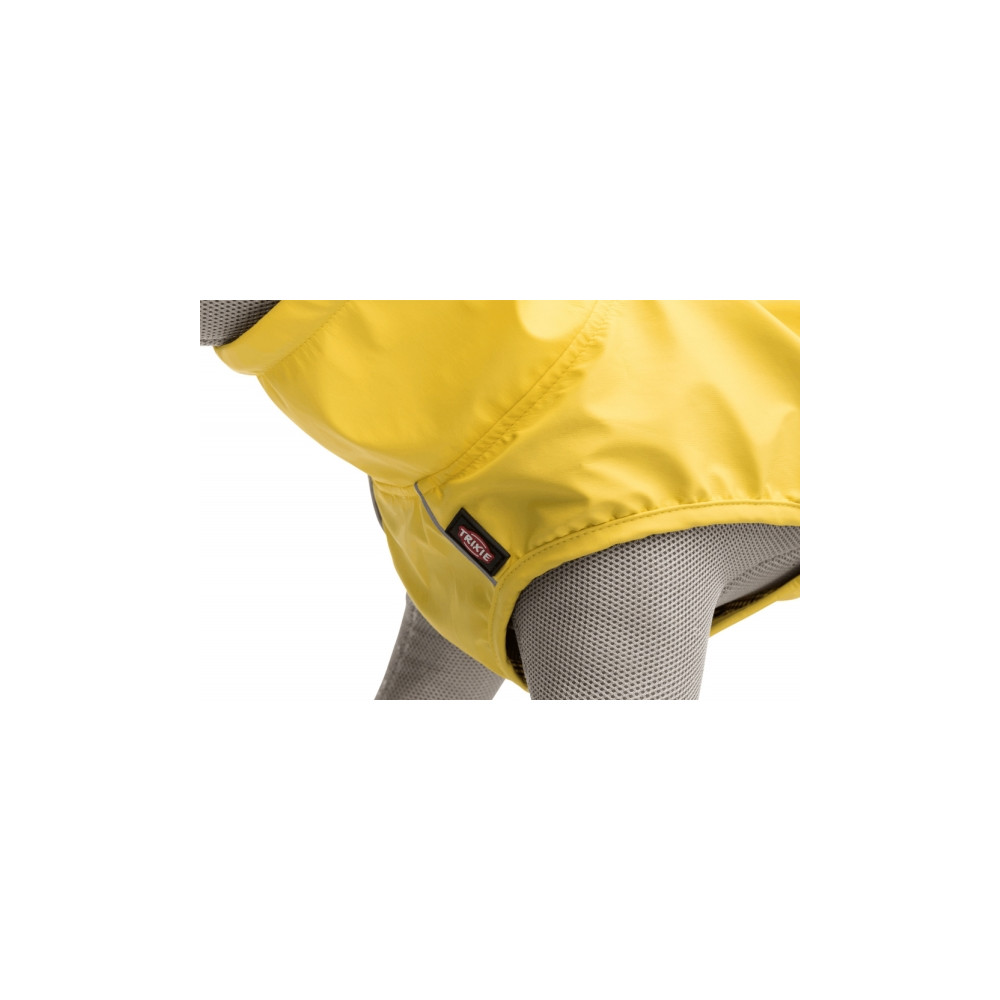 Produktbild för TRIXIE Vimy Raincoat, Hund, Jacka, S, Gul, Polyester, Polyur...