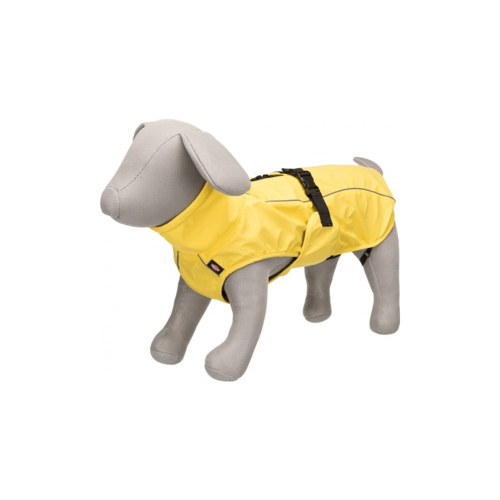 Produktbild för TRIXIE Vimy Raincoat, Hund, Jacka, S, Gul, Polyester, Polyur...