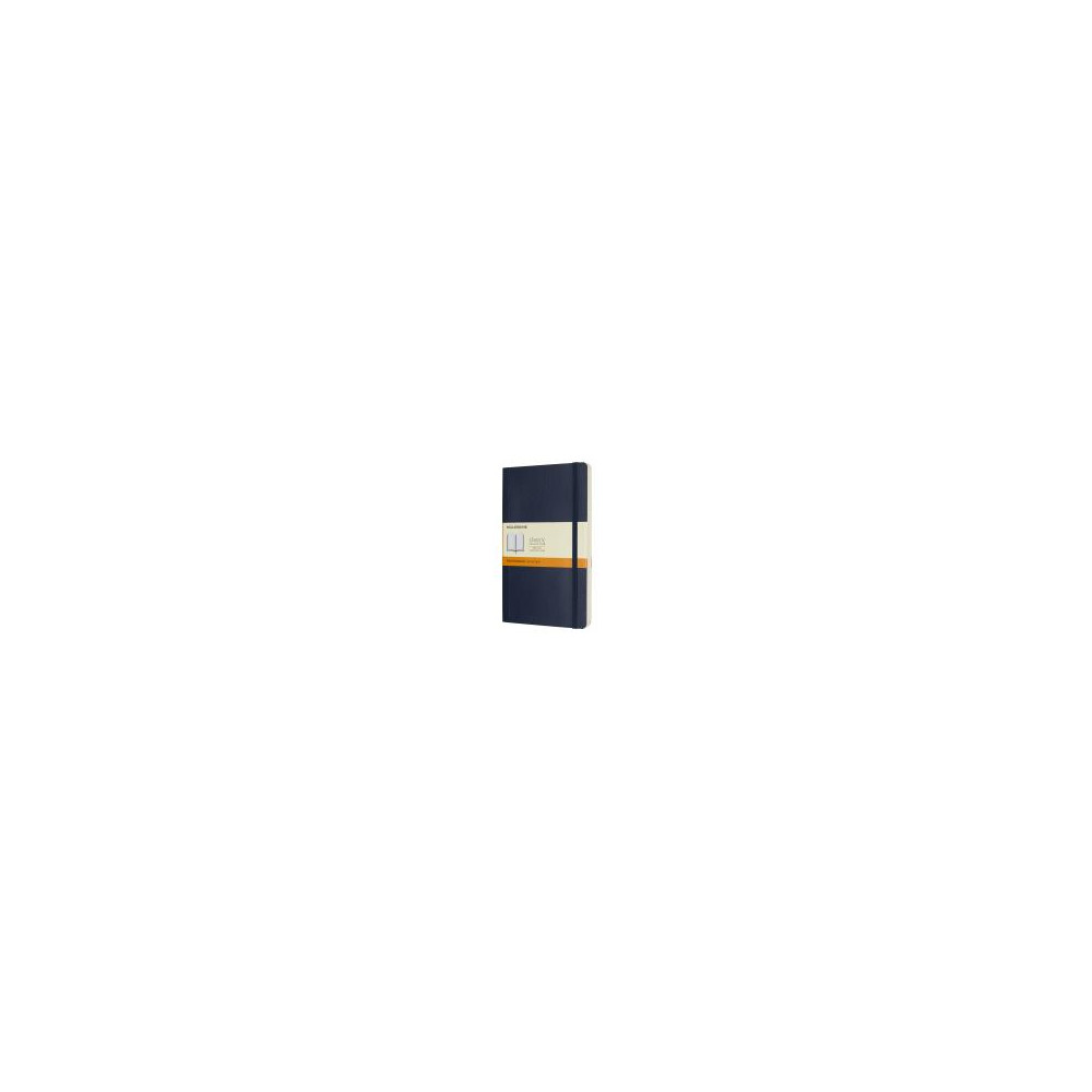 Produktbild för Moleskine Classic Notebook Large, linjeret, soft cover Sapph...