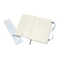 Produktbild för Moleskine Classic Notebook Large, linjeret, soft cover Sapph...