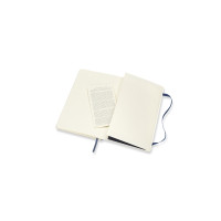 Produktbild för Moleskine Classic Notebook Large, linjeret, soft cover Sapph...