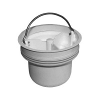 Produktbild för Purus FlexiNOOD proppvattenlås i vit PP-plast
