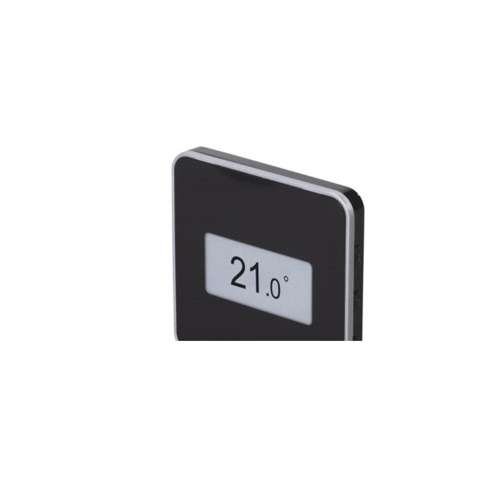 Produktbild för Uponor Smatrix Wave digital STYLE termostat med RH sort T-16...