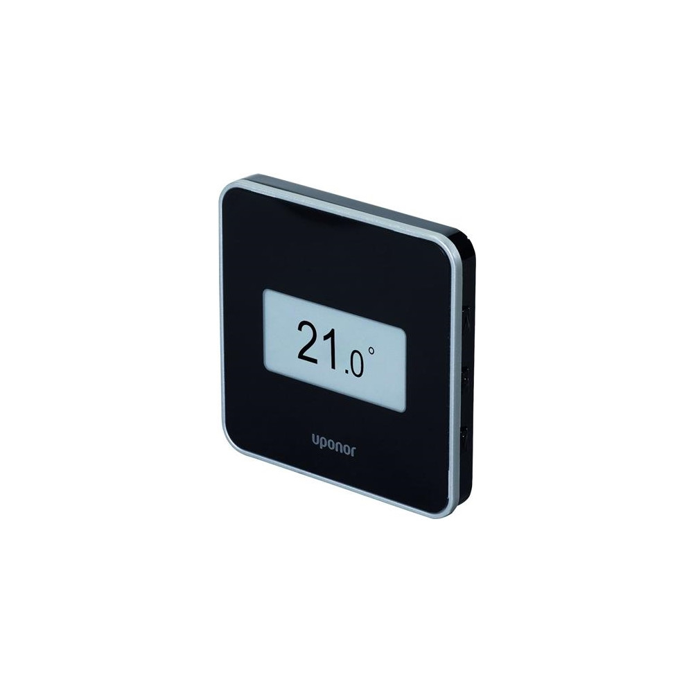 Produktbild för Uponor Smatrix Wave digital STYLE termostat med RH sort T-16...