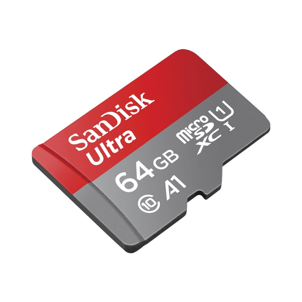 Produktbild för SanDisk Ultra - flash-minneskort - 64 GB - mikroSDXC UHS-I