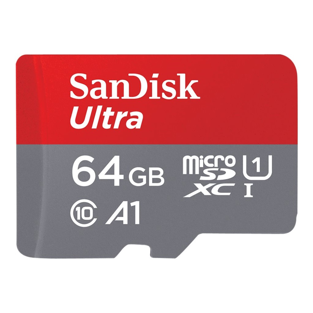 Produktbild för SanDisk Ultra - flash-minneskort - 64 GB - mikroSDXC UHS-I