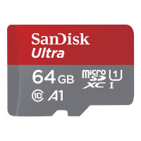 Produktbild för SanDisk Ultra - flash-minneskort - 64 GB - mikroSDXC UHS-I