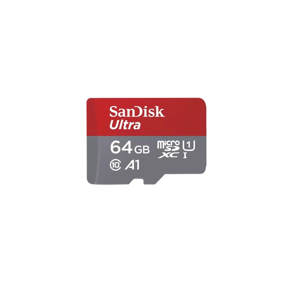 Produktbild för SanDisk Ultra - flash-minneskort - 64 GB - mikroSDXC UHS-I
