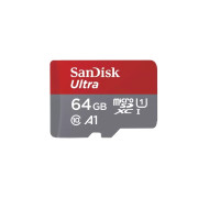 Produktbild för SanDisk Ultra - flash-minneskort - 64 GB - mikroSDXC UHS-I