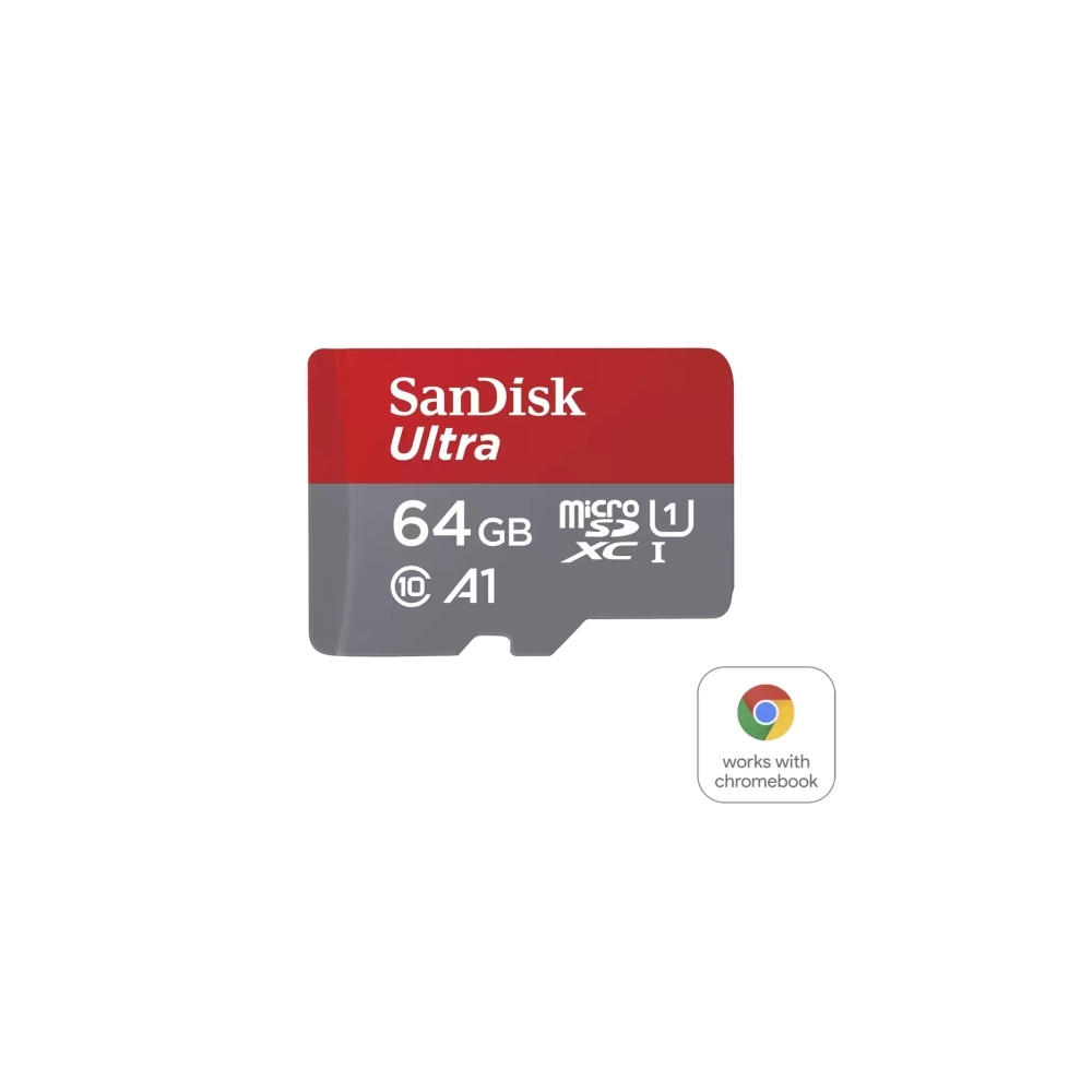 Produktbild för SanDisk Ultra - flash-minneskort - 64 GB - mikroSDXC UHS-I
