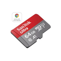 Produktbild för SanDisk Ultra - flash-minneskort - 64 GB - mikroSDXC UHS-I