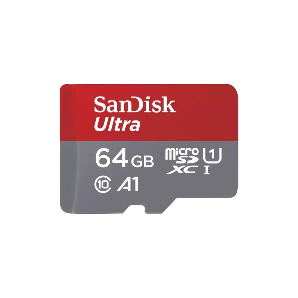 Produktbild för SanDisk Ultra - flash-minneskort - 64 GB - mikroSDXC UHS-I