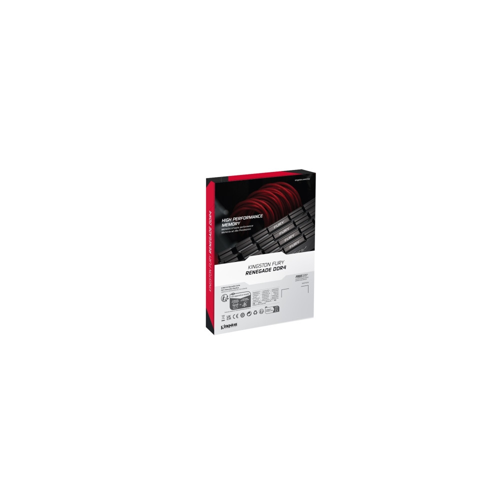 Produktbild för Kingston FURY Renegade - DDR4 - modul - 16 GB - DIMM 288-pin / PC4-28800 - ej buffrad