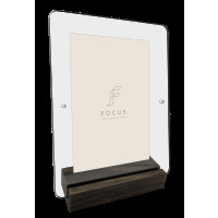 Produktbild för Focus Photo Block Walnut Acrylic 10x15