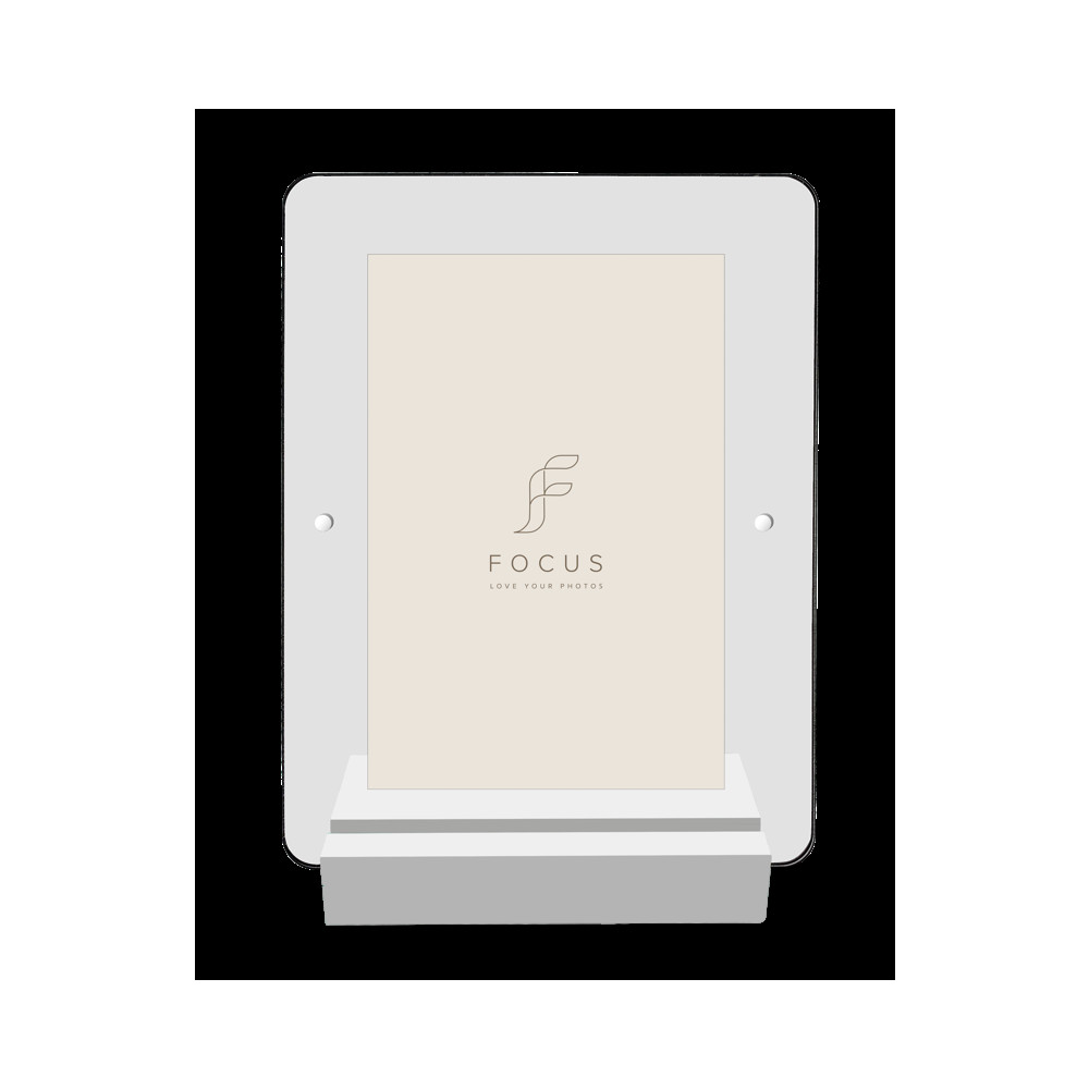 Produktbild för Focus Photo Block White Acrylic 10x15