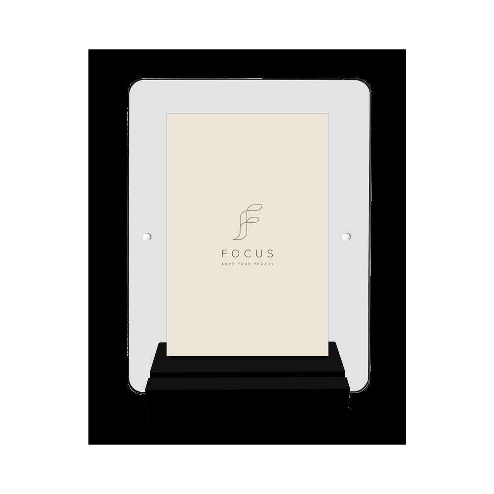 Produktbild för Focus Photo Block Black Acrylic 10x15