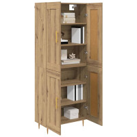 Produktbild för Skåp Artisan Ek 69,5 x 34 x 180 cm Konstruerat trä
