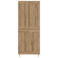 Produktbild för Skåp Artisan Ek 69,5 x 34 x 180 cm Konstruerat trä