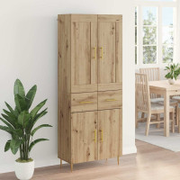 Produktbild för Skåp med låda Artisan Ek 69,5 x 34 x 180 cm Konstruerat trä